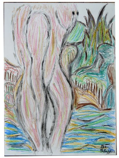 null Mario TIBURCE (1974)

Réunion de 4 pastels et fusain sur papier signés en bas...