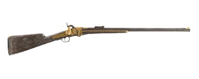 null Exceptionnelle carabine SHARPS modèle 1853.

(absence de marquage).

Impressionnant...