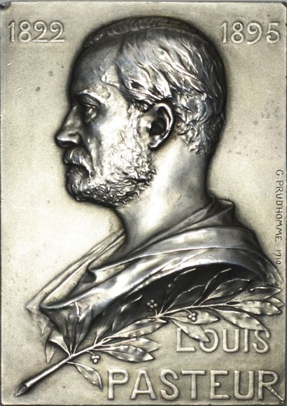 null Société médicale vétérinaire, plaque par G. Prud'homme, 1938 Paris A/1822 -...