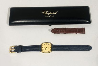null CHOPARD

Bracelet watch in 18K yellow gold.

Geneva, ref. 2032, No. 34317. Circa...