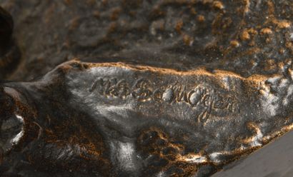null A. M. BONEGOR (XIX-XX)

« Le Baiser du Kozak / côsaque »

Epreuve en bronze...