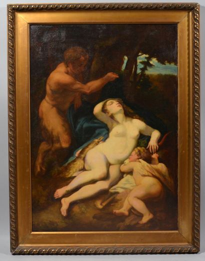 null Antonio Allegri, dit Il Correggio ou Le CORREGE (D'après)

"Vénus, Satyre et...