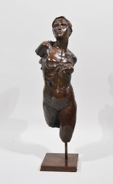 null Christophe CHARBONNEL (né en 1967)

"Esclave"

Epreuve d'artiste en bronze à...