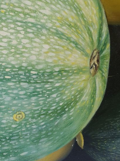 null MODERN SCHOOL

"Trompe-l'oeil with squash".

Oil on canvas unsigned

100 x 180...
