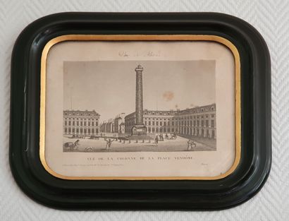 null "View of Paris - View of the Column of the Place Vendôme".

Engraving in black...