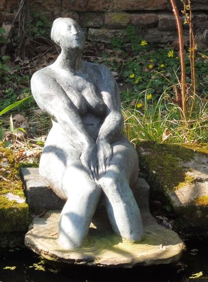 null Bart VAN HOEK (né en 1940)

"La Baigneuse" - Vers 1990

Sculpture en bronze...