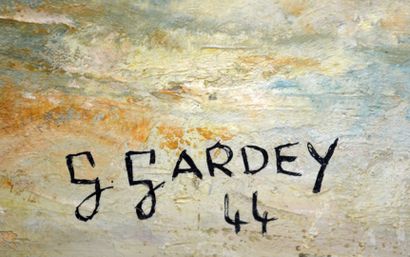 null Germaine GARDEY (1904-1995)

"Bouquets de dahlia et lys"

Huile sur toile signée...