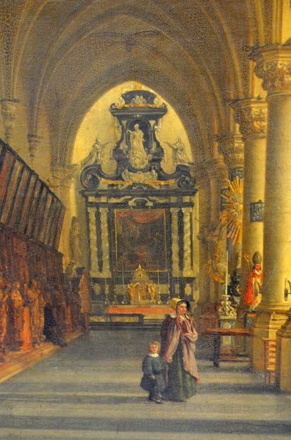 null Hippolyte SEBRON (1801-1879) attribué à

"Intérieur de l'église Saint Paul à...