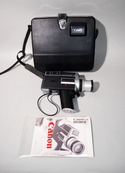 null Une Caméra CANON 518 SV Super 8 dans sa malette d'origine ainsi que la notice...