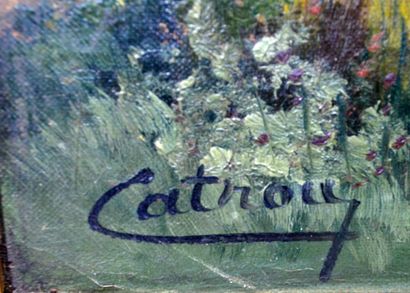 null Henri CATROU (XIX-XX)

"Chemin de campagne"

Huile sur toile signée en bas à...