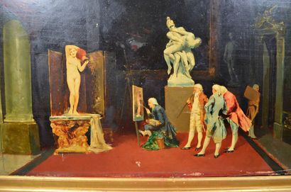 null Ecole FRANCAISE du XIXème siècle

"Le peintre à l'ouvrage représentant la source...