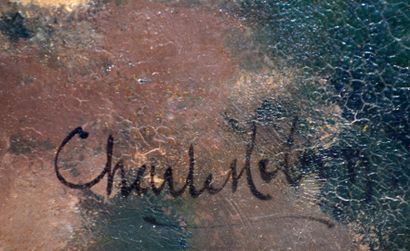 null Charles LEBON (1906-1957)

"Vue sur la ferme"

Huile sur panneau signée en bas...