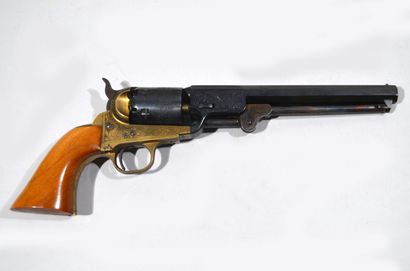 null Réplique italienne de revolver Colt Navy modèle 1851 calibre 36 mm à six coups,...