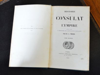 null A. THIERS "Histoire du Consulat et de l'Empire. Paris, Paulin, 1845-1862.

Suite...