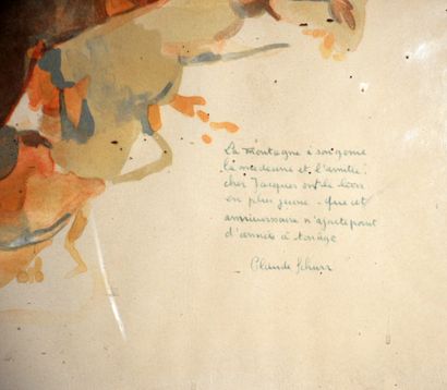 null Claude SCHURR (1921-2014)

"Corps en mouvement"

Lithographie épreuve d'artiste...