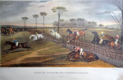 null D'après F.C. Turner, « Vale of Aylesbury Steeple chase » planche 2 et 3.Deux...