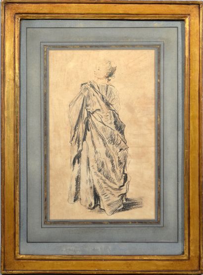 null Dans le goût de Jean-Antoine WATTEAU (1684-1721)

"Etude de femme drapée de...