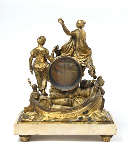 null PENDULE D'EPOQUE LOUIS XVI au COMMERCE ou au CORSAIRE

VERS 1775

En bronze...