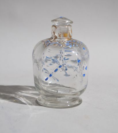 null Émile GALLE (1846-1904)

Rare petit vase dits "aux libellules" en verre transparent...