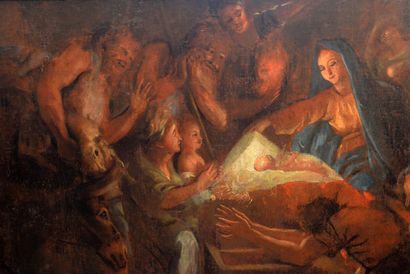 null Ecole française de la fin du XVIIe siècle

"La Nativité"

Huile sur toile

91...