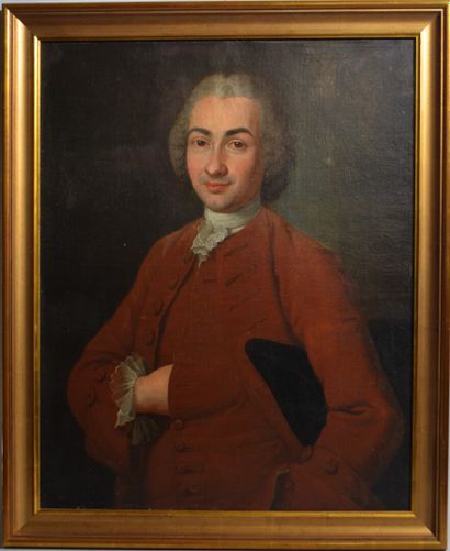 null Ecole française du XVIIIe siècle

"Portrait de gentilhomme tenant sa main droite...