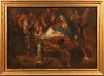 null Ecole française de la fin du XVIIe siècle

"La Nativité"

Huile sur toile

91...