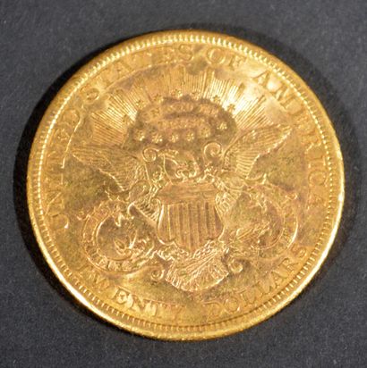  Une pièce de 20 dollars US Liberty 1887