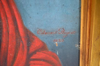 null Edouard PINGRET (1785-1869)

"Portrait de jeune femme"

Huile sur toile signée...