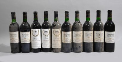 null -10 bouteilles de Chateau de Gaudou CAHORS (1986 à 1994)

- 5 bouteilles de...