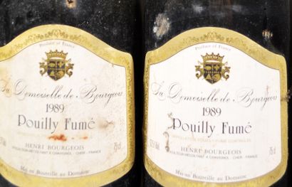 null 8 bouteilles de POUILLY FUME « La Demoiselle de Bourgeois » Henri Bourgeois...