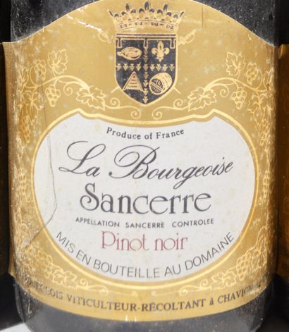 null 10 bouteilles de LA BOURGEOISE SANCERRE rouge Pinot Noir Henri Bourgeois 19...