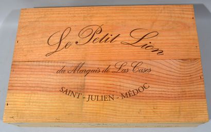 null 6 Bouteilles de "Le Petit Lion" du Marquis de Las Cases - SAINT-JULIEN - MEDOC...