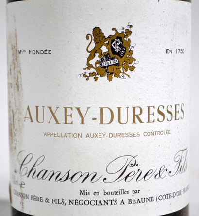 null 1 bouteille de AUXEY-DURESSES 1986 Chanson et fils négociants