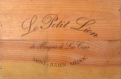 null 6 Bouteilles de "Le Petit Lion" du Marquis de Las Cases - SAINT-JULIEN - MEDOC...