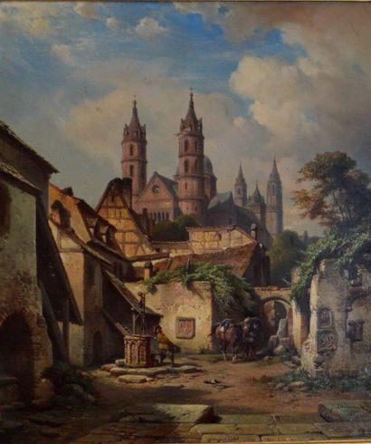 null P. KIRCHNER

« Eglise à Munich »

Huile sur toile signée en bas au milieu, située...