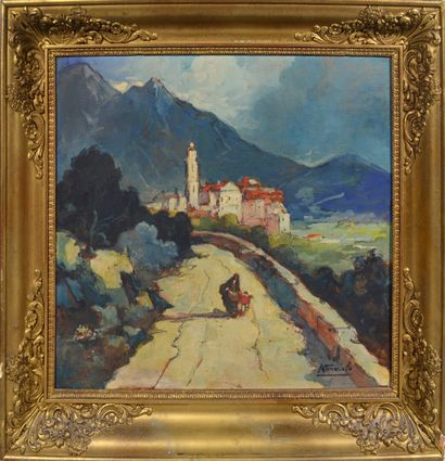 null Robert KERVALO (1902-1974)

"Paysage corse"

huile sur panneau de bois signée...