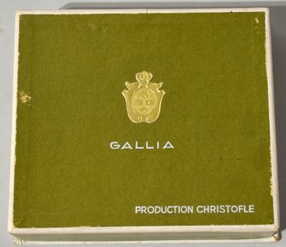 null GALLIA - CHRISTOFLE

Suite de six porte-couteau modèle Arabesque en métal argenté....