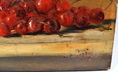 null Jules GUERIN (1866-1946)

"Nature morte aux fruits rouges"

Huile sur toile...