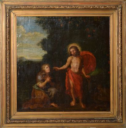 null Ecole française du XVIIIe siècle

"Le Christ et Sainte Marie Madeleine"

Huile...