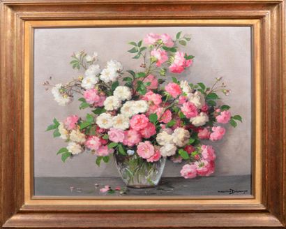 null Maurice Alfred DÉCAMPS (1892-1953)

"Bouquet de roses anciennes sur un entablement"

Huile...