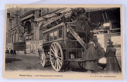null Important lot de cartes postales comprenant dont Paris Vécu vue de nombreuses...