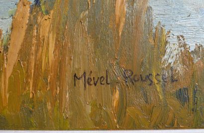null Micheline MEVEL-ROUSSEL (1925)

"Village à la presque île de Crozon"

Huile...