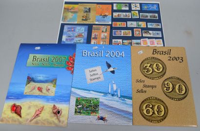 null Lot de timbres d'Amérique oblitérés comprenant USA, Barbade, Argentine, Canada,...