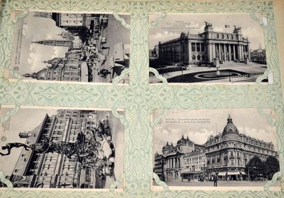 null Important lot de cartes postales comprenant de nombreuses vues de villes françaises...
