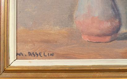 null Maurice ASSELIN (1882-1947)

"Vase de fleurs"

Huile sur toile, signée en bas...
