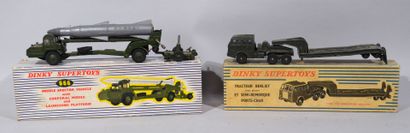 null DINKY SUPERTOYS

Lot comprenant : 

- Missile Erector Vehicule (Réf. 666)

(Manques...