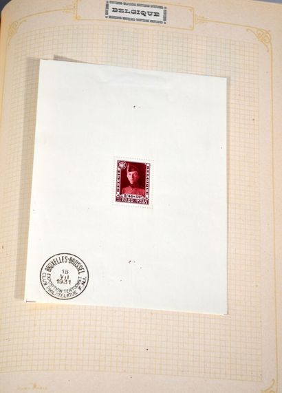 null Important lot de timbres datant du milieu du XIXème au XXème provenant du monde...