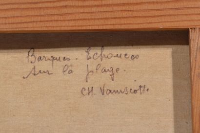 null Charles VANISCOTTE (XX)

"Barques sur la plage"

Huile sur toile

27 x 35 c...