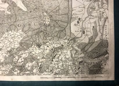 null Belle carte des Duchés de Brabant et de Gueldre et de la principauté de Liège...