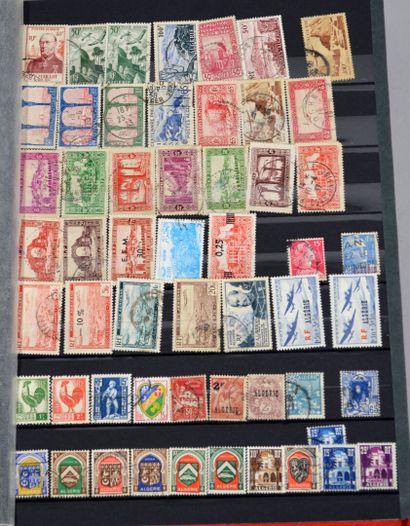 null Lot de timbres d'Afrique comprenant Mauritanie, AOF, Niger, Éthiopie, Nigeria,...